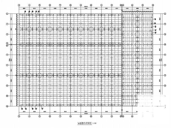 单层框排架结构水果加工厂结构CAD施工图纸（夹层） - 5