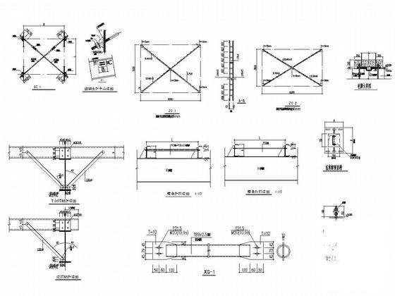 单层轻钢门式刚架结构厂房结构CAD施工图纸 - 3