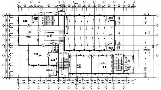 中学4层教学综合楼建筑方案设计CAD图纸 - 3