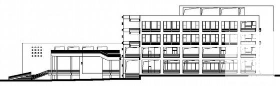 框架结构4层学校综合楼建筑施工CAD图纸(卫生间详图) - 1