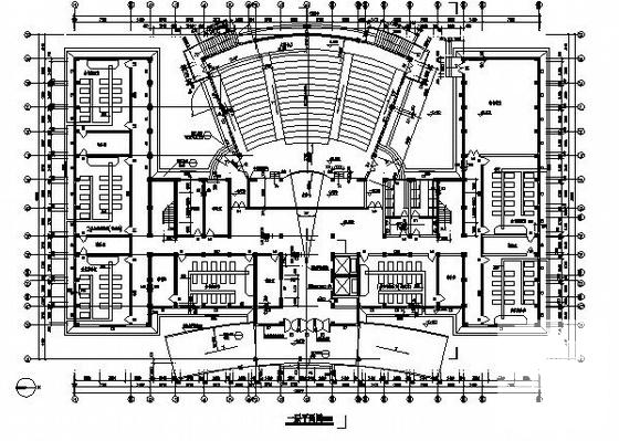 9层学校综合楼建筑施工CAD图纸(卫生间详图) - 3