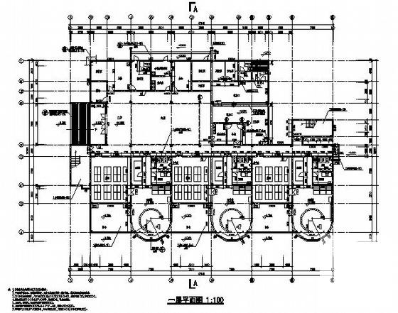 3层中型幼儿园建筑设计CAD施工图纸(卫生间详图) - 3