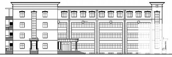 4层中学教学楼建筑施工CAD图纸(卫生间详图) - 1