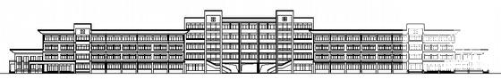 中学5层教学、CAD图书馆、科技综合楼建筑扩初CAD图纸 - 1