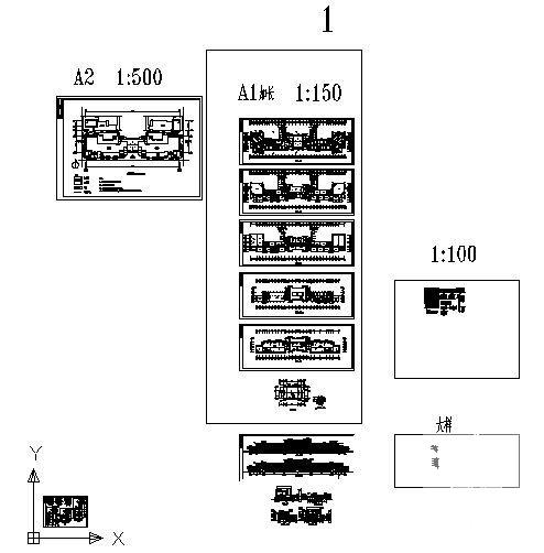 中学5层教学、CAD图书馆、科技综合楼建筑扩初CAD图纸 - 4