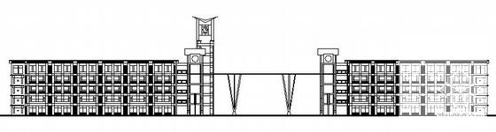 实验学校5层教学楼建筑施工CAD图纸(卫生间详图) - 1