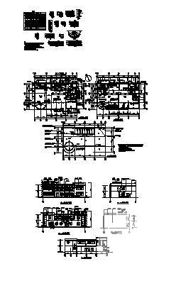 框架2层幼儿园建筑施工CAD图纸(卫生间详图) - 4