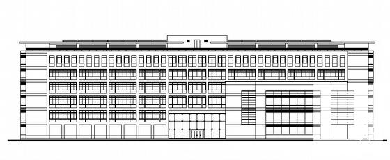 华南大学科技园区6层框架结构高科技综合楼建筑施工CAD图纸(卫生间详图) - 1