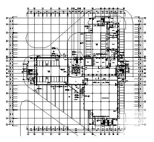 华南大学科技园区6层框架结构高科技综合楼建筑施工CAD图纸(卫生间详图) - 3