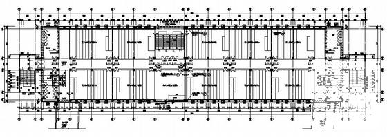 框架结构5层水利职业技术学院教学楼建筑施工CAD图纸(卫生间详图) - 3
