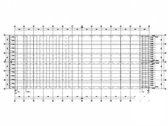 地上单层双跨实腹式门式刚架结构车间厂房结构CAD施工图纸 - 4