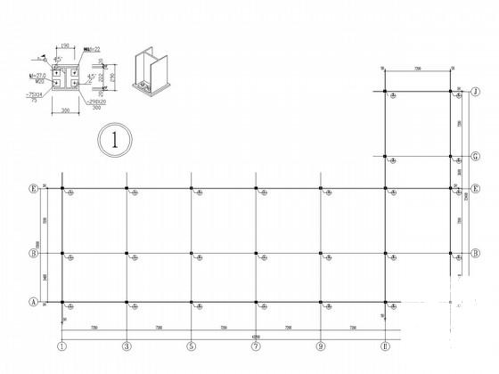 4层砌体办公楼结构加层钢结构CAD施工图纸 - 3