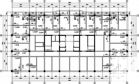 办公楼功能改变加固改造结构CAD施工图纸 - 2