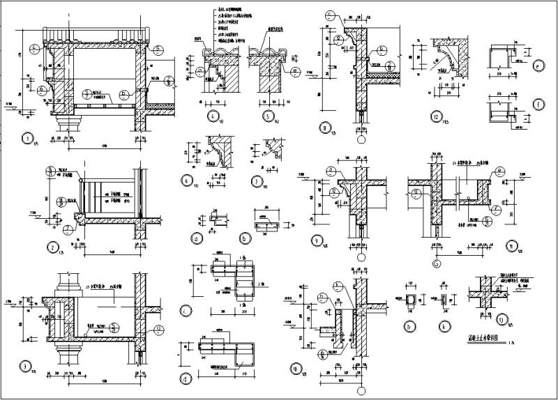 欧式独栋3层餐饮建筑设计方案CAD施工图纸 - 4