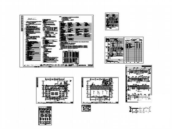 小学单层食堂建筑CAD施工图纸 - 4
