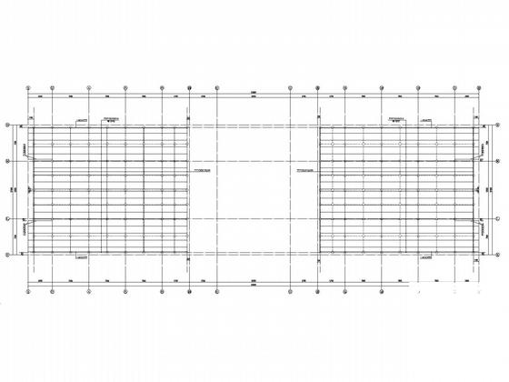 会议中心屋顶网架、钢结构CAD施工图纸(建筑图纸)(平面布置图) - 5