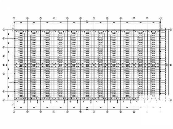 地上单层钢筋混凝土排架结构工业厂房结构CAD施工图纸 - 4