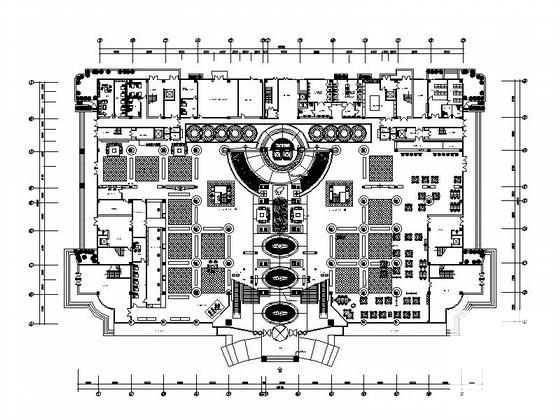 77米大型现代风格假日广场建筑设计CAD施工图纸(酒店式公寓) - 3