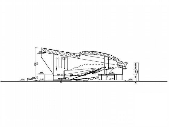 5层休闲会所建筑CAD施工图纸 - 2