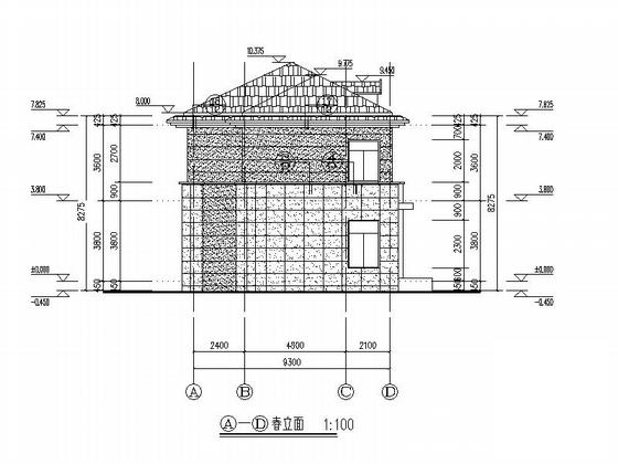 中式风格老年人活动中心建筑施工CAD图纸(门窗大样) - 5