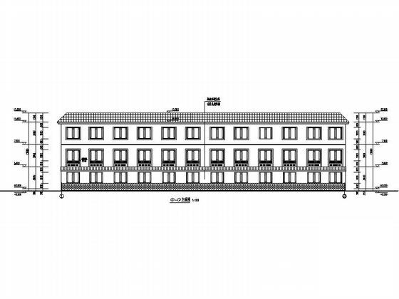 3层现代活动中心建筑CAD施工图纸 - 4