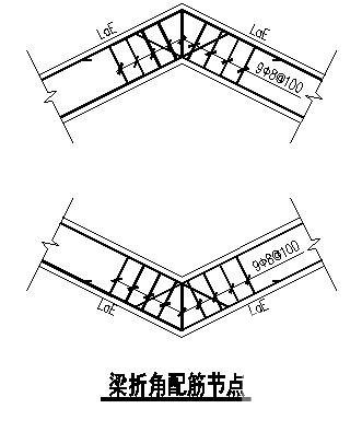 6层桩基础框架结构住宅楼结构CAD施工图纸(平面布置图) - 4