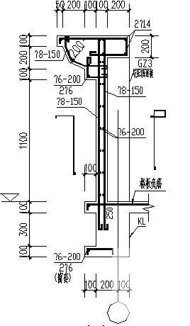 12层框架剪力墙住宅楼结构CAD施工图纸（筏形基础） - 3