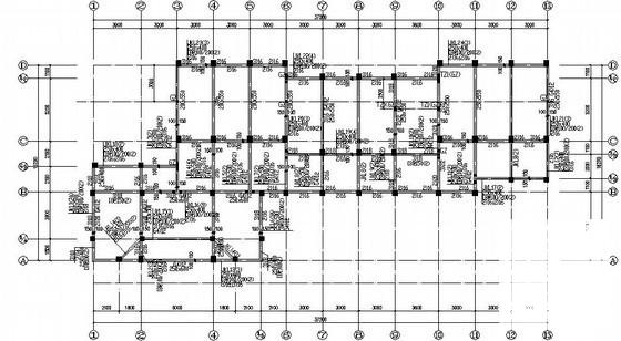 3层框架综合办公楼结构CAD施工图纸 - 1