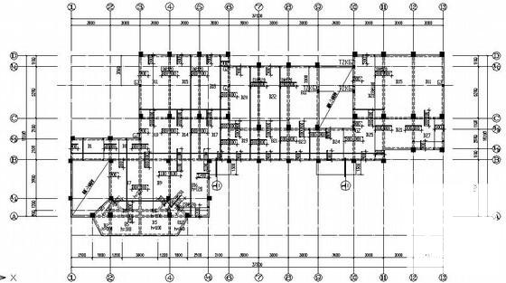 3层框架综合办公楼结构CAD施工图纸 - 2