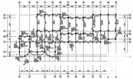 3层框架综合办公楼结构CAD施工图纸 - 3