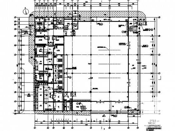 中学3层食堂建筑施工CAD图纸 - 3