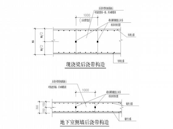 60.7米高带塔楼框支剪力墙结构CAD施工图纸（桩基础） - 4