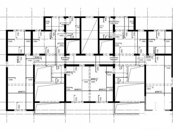 18层剪力墙住宅楼结构CAD施工图纸（预制方桩、地下两层） - 2