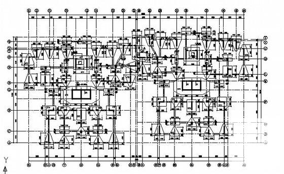 18层框架剪力墙结构住宅楼结构CAD施工图纸（6度抗震） - 1