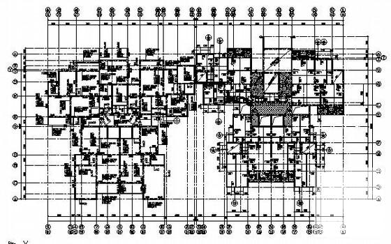 18层框架剪力墙结构住宅楼结构CAD施工图纸（6度抗震） - 2