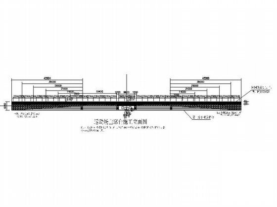 校园400米标准运动场升级改造CAD施工图纸 - 2