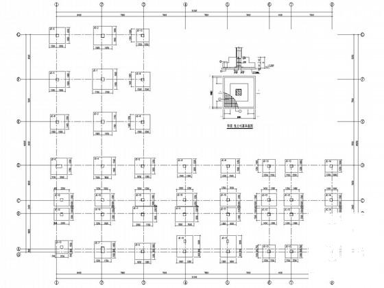 3层全现浇框架办公楼结构CAD施工图纸（7度抗震独立基础） - 2