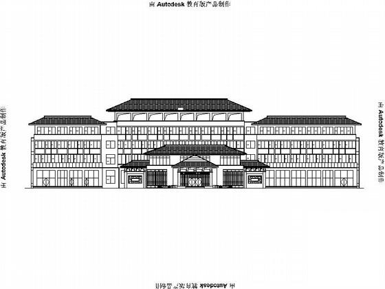 客运站长途及旅游车站房综合楼建筑施工CAD图纸（效果图纸推荐下载）(平面图) - 2