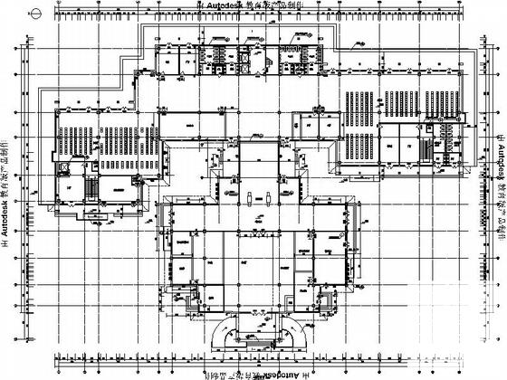 客运站长途及旅游车站房综合楼建筑施工CAD图纸（效果图纸推荐下载）(平面图) - 4