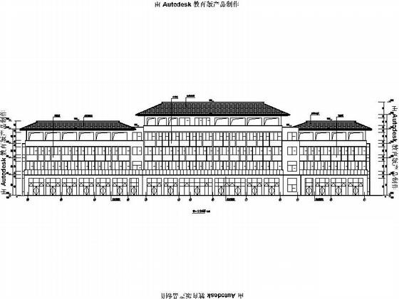 客运站长途及旅游车站房综合楼建筑施工CAD图纸（效果图纸推荐下载）(平面图) - 5