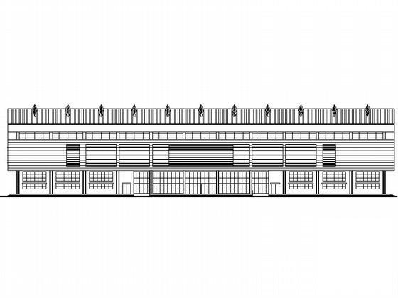 大学新区风雨操场建筑施工CAD图纸 - 5