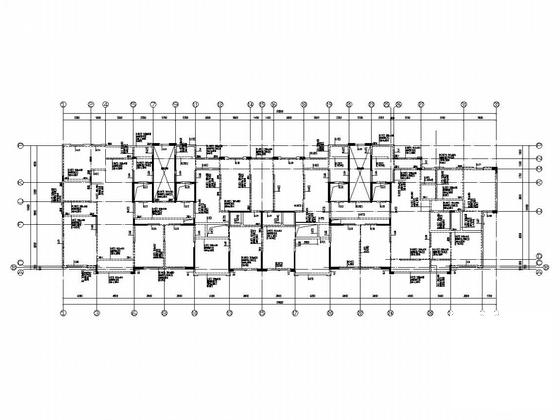 98米30层剪力墙住宅楼结构CAD施工图纸(预应力混凝土管桩) - 4