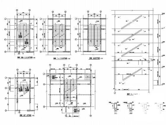 98米30层剪力墙住宅楼结构CAD施工图纸(预应力混凝土管桩) - 5