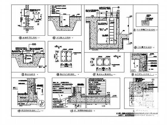 1层经济适用房地下室建筑施工CAD图纸 - 3