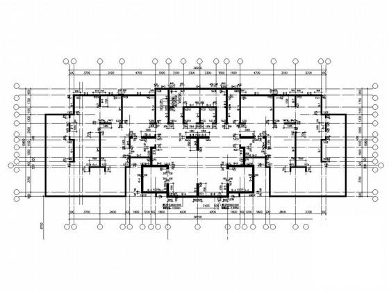 33层剪力墙住宅楼结构CAD施工图纸（地下两层CFG桩）(基础设计等级) - 2