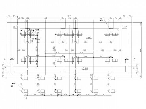 3层框架生产车间厂房结构CAD施工图纸（独立基础） - 4