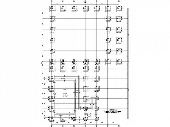 全民健身室内训练馆框架结构CAD施工图纸(建施) - 2