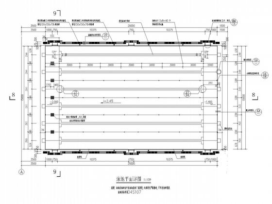 全民健身室内训练馆框架结构CAD施工图纸(建施) - 5