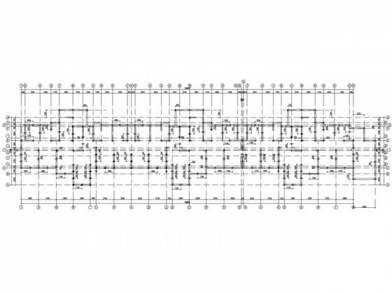 保障房项目小区结构CAD施工图纸(配套公建、地库)(平面布置图) - 2