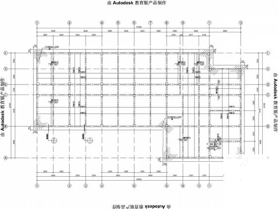 保障房项目小区结构CAD施工图纸(配套公建、地库)(平面布置图) - 4